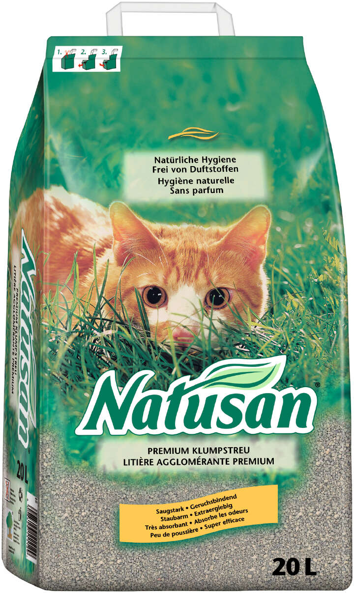 Natusan Katzenstreu Premium klumpend Natusan Katzenstreu Premium klumpend